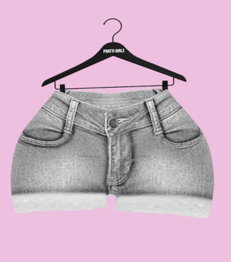 :PG: Jean Shorts Light Grey