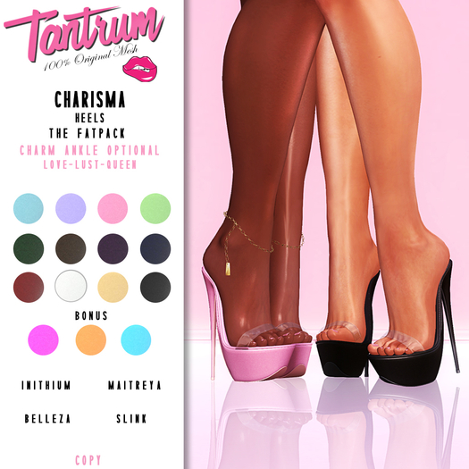 Tantrum - Charisma Heels - The Fatpack