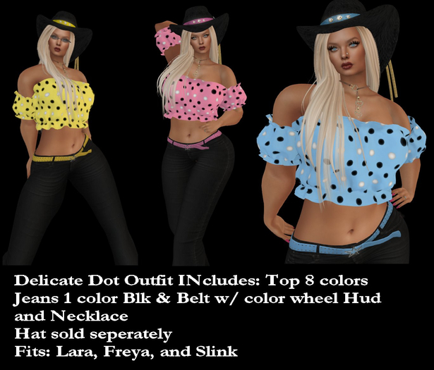 ACC ACC Delicate Dot Top Outfit DEMOS Boxed  (ADD)