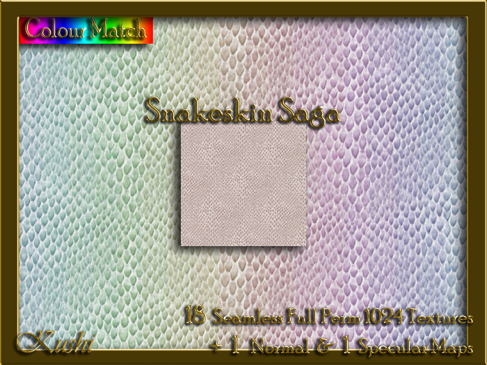 Snakeskin Saga Seamless Texture Set