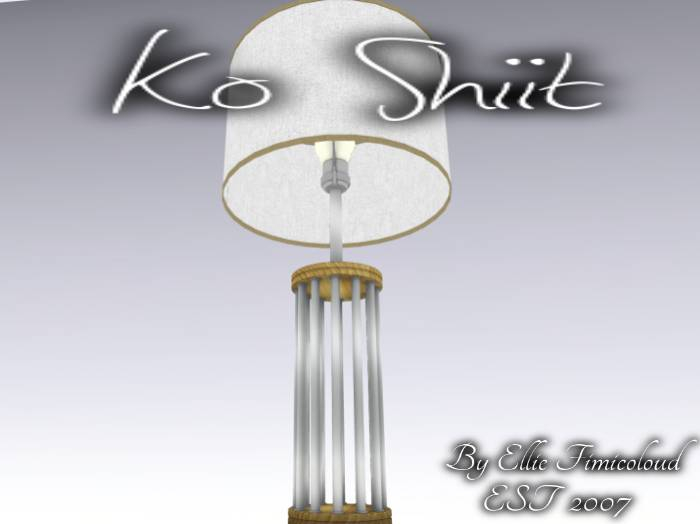 [KO SHIIT] Raven Table Lamp