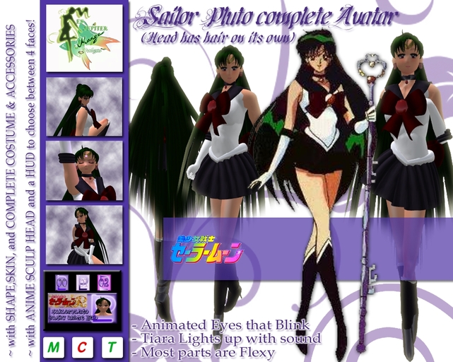 ♇  SAILOR PLUTO COMPLETE AVATAR  ♇