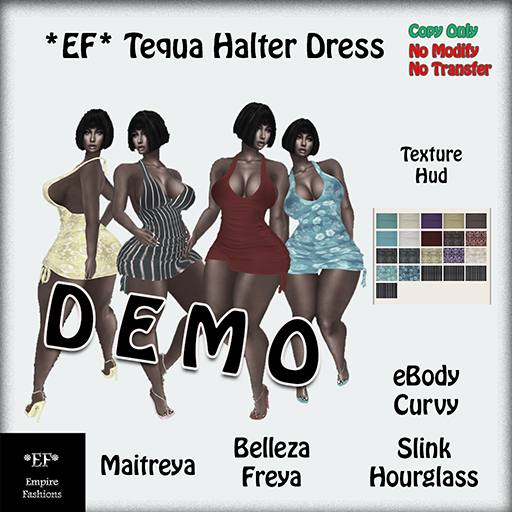 *EF* DEMO Tequa Halter Dress (ADD)