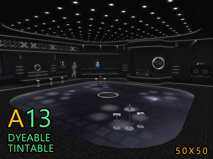 A13 - [White Neon Tintable] - Disco Night Club - [ADHIR] - BOX