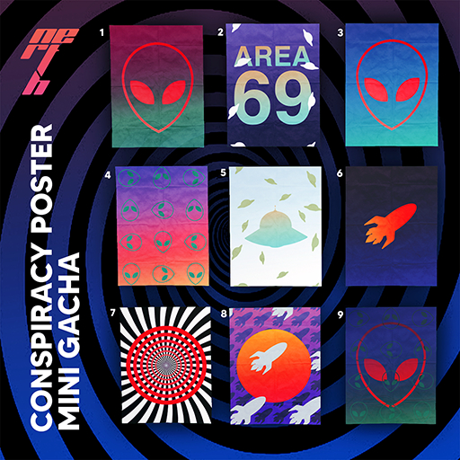NERTH / CONSPIRACY POSTER MINI GACHA / FATPACK