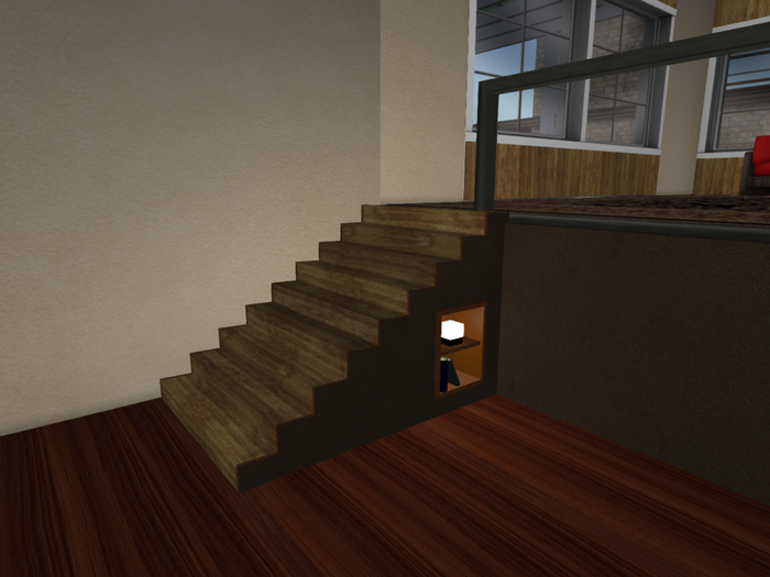 Linden Loftroom Staircase with Shelf