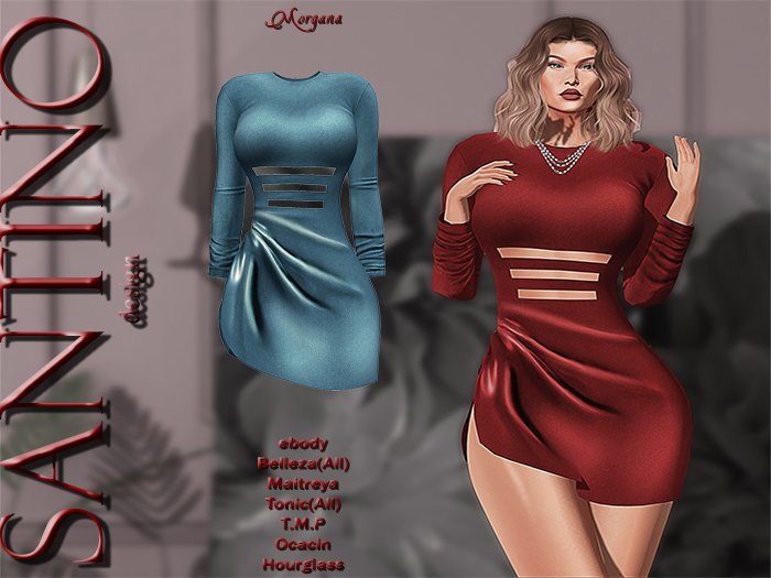 Santino Design-Mini Dress-Blue