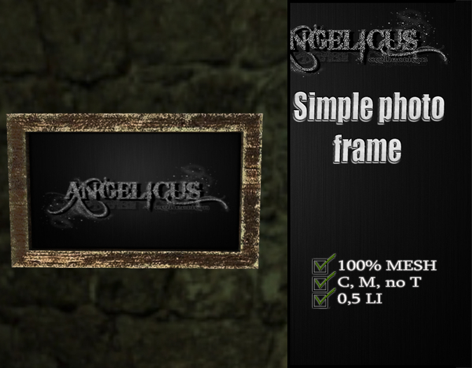 ::ANGELICUS:: Simple Photo frame