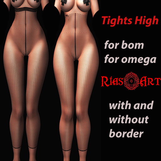 [RiasArt]-FISHNET TIGHTS HIGH-BOM/OMEGA