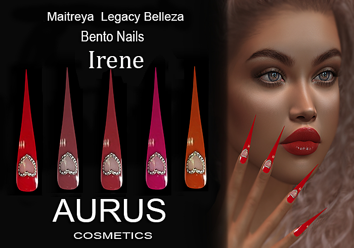 A U R U S -  Irene Stiletto Bento Nails