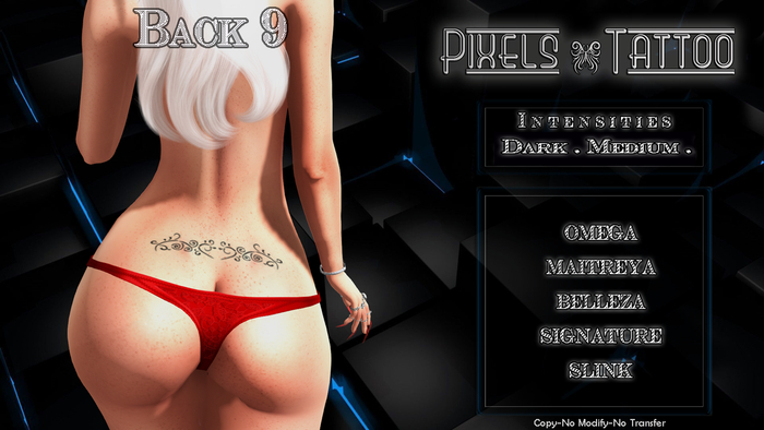 PIXELS CREATION - BACK 9 TATTOO