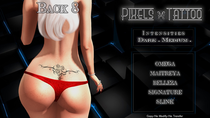 PIXELS CREATION - BACK 8 TATTOO