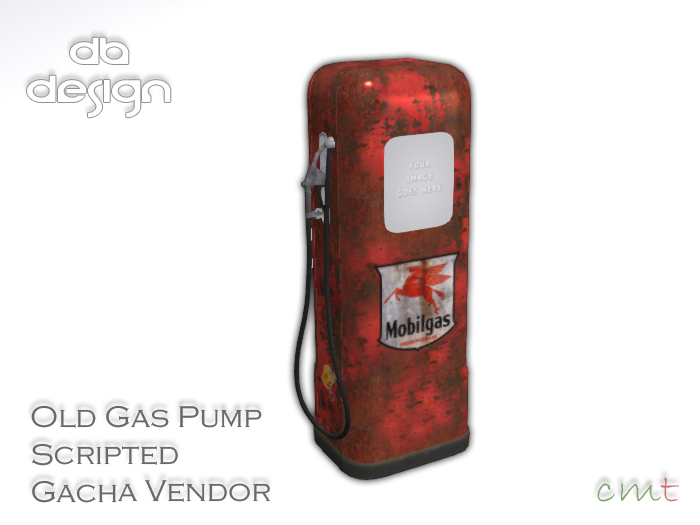 ::db:: Old Gas Pump Scripted Gacha Vendor BOX