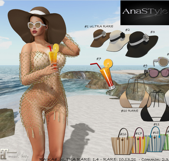 AnaSTyle - Raika #9 Sunglasses Black Common