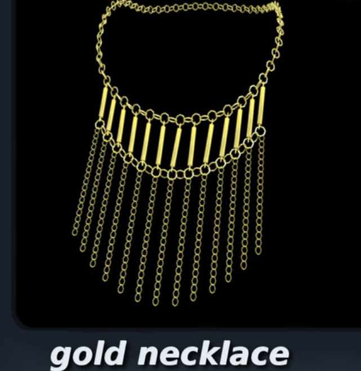 GUUCCI   gold necklace