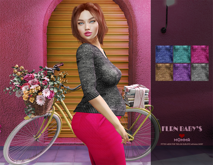 [FLRN DESIGN] - MOMMA SWEATER_GLINT