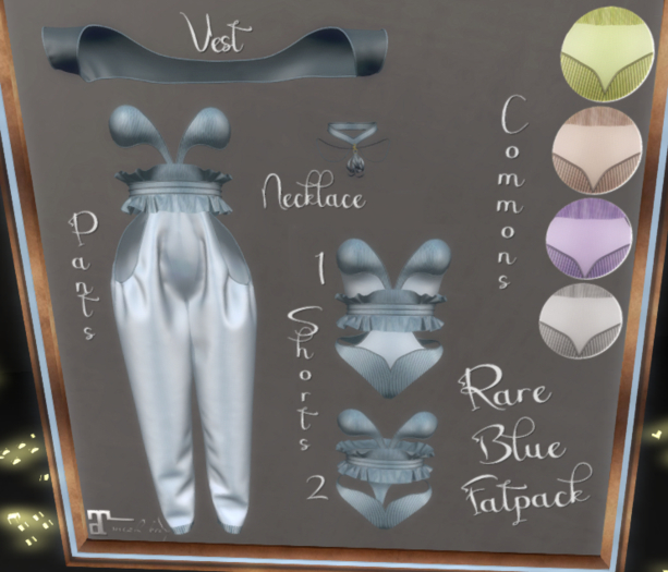 * Mademoiselle * Blue Fatpack RARE