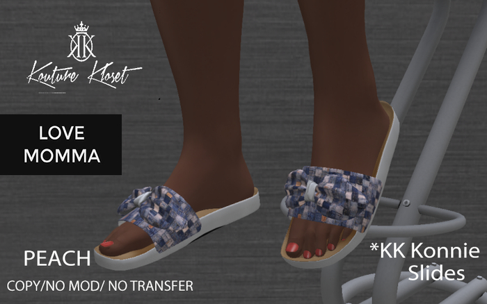 *KK Konnie Slipper  Peach (ADD TO UNPACK)