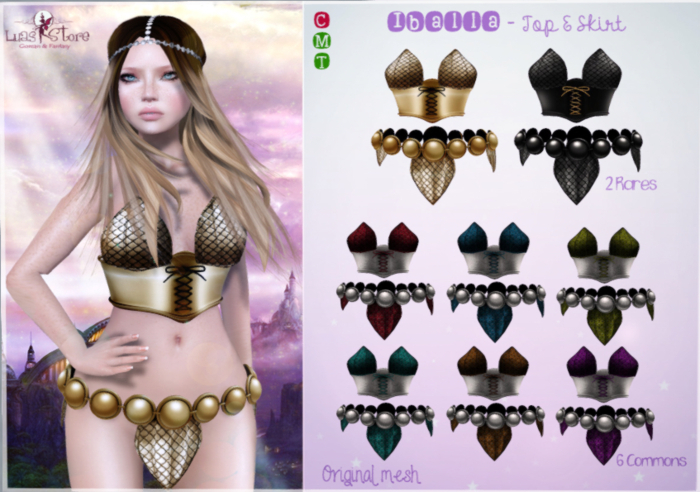 Luas Iballa Top & Skirt Green