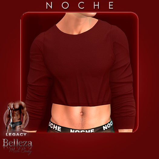NOCHE. Babylon Crop Red