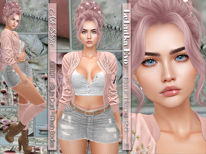 :e: ASH Shape (LeLUTKA Fleur Head 2.5/ Mesh Bodies)