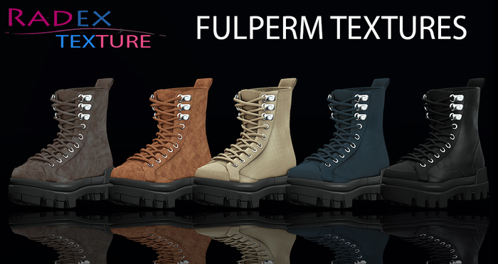 Second Life Marketplace - RADEX F.P.T.-.TS D86 LYN Men's Boots