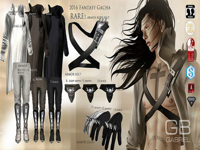 .::GB::.Armor Fantasy Complete Set Standard + RARE