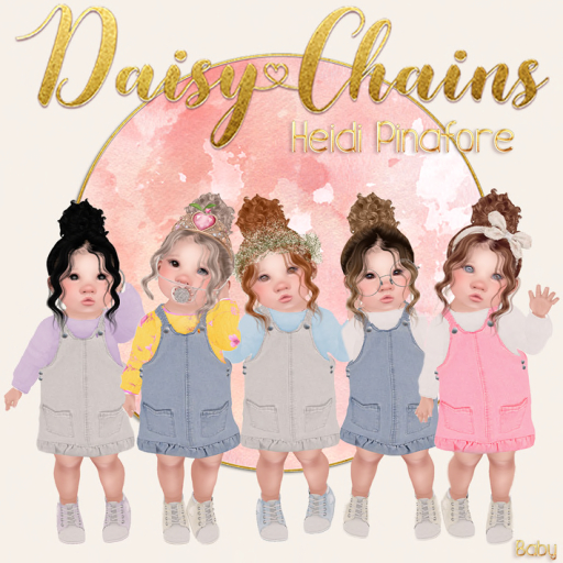 { Daisy Chains } Heidi Pinafore - Yellow