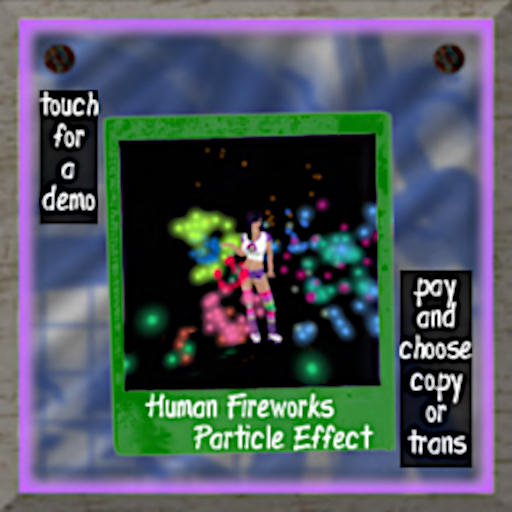 Human Fireworks Particle Effect
