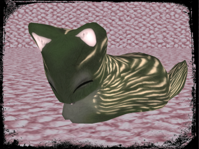 Second Life Marketplace Stray Cats Kitten Broken Mackerel Tabby