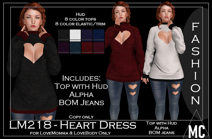 <MC> LM218 - Heart Dress (add me) DEMO