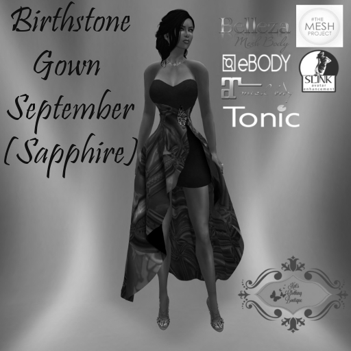 Birthstone Gown - September Sapphire (Demo)