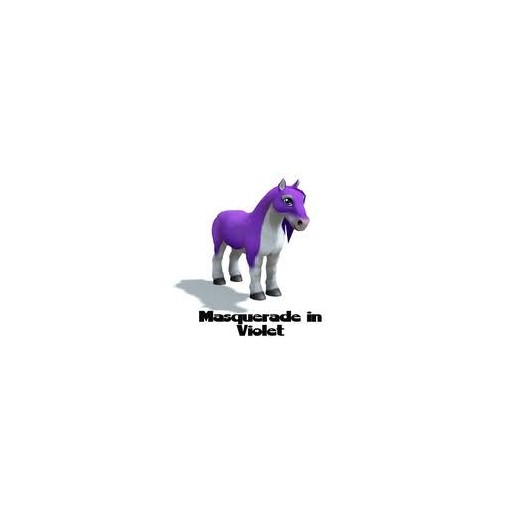 Amaretto Pony Pal~ Masquerade In Violet/Female