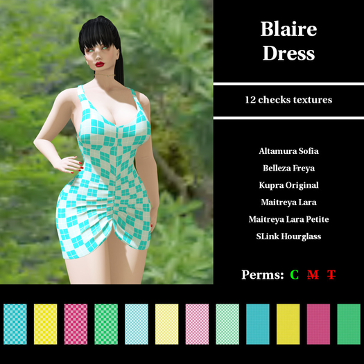 CDKC.10200001 - Blaire Dress - checks demo