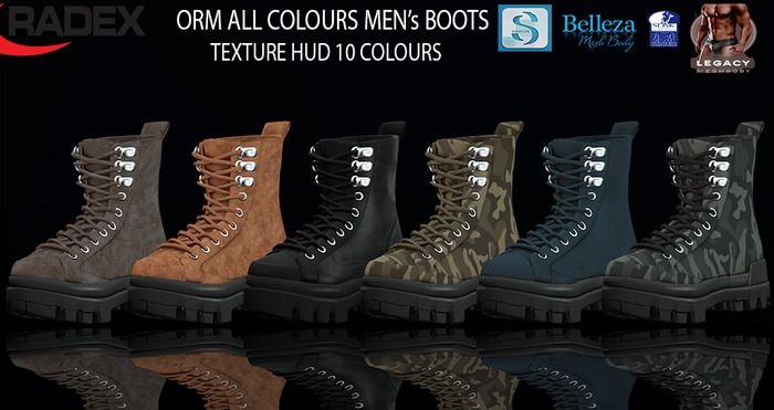 RADEX Mesh Orm All Colours Men's Boots