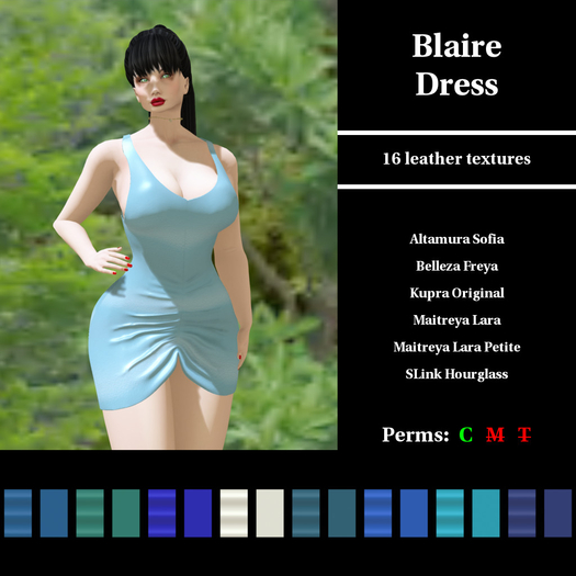 CDKC.10200001 - Blaire Dress - leather set 1 demo
