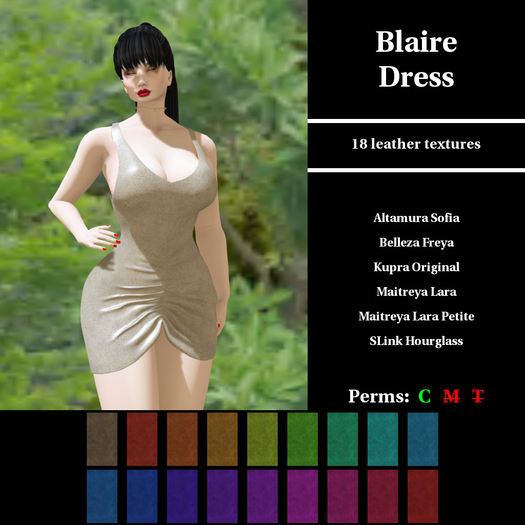 CDKC.10200001 - Blaire Dress - leather set 2