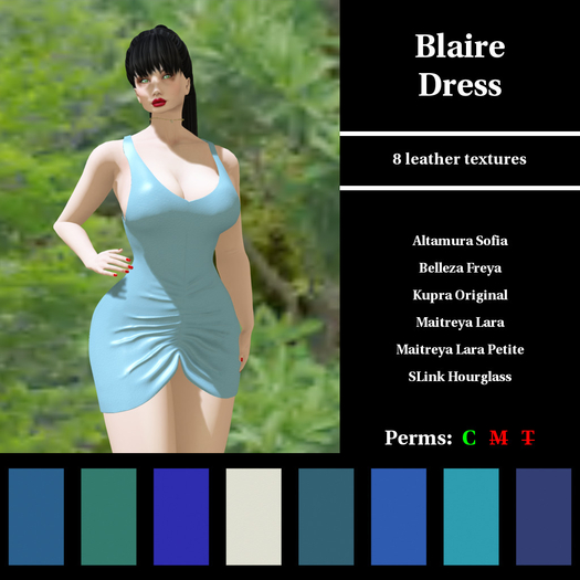 CDKC.10200001 - Blaire Dress - leather set 3 demo