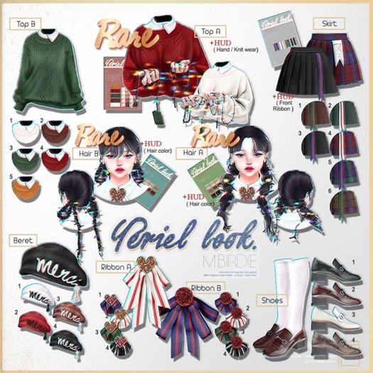 `M.BIRDIE / Yeriel look-HairB RARE