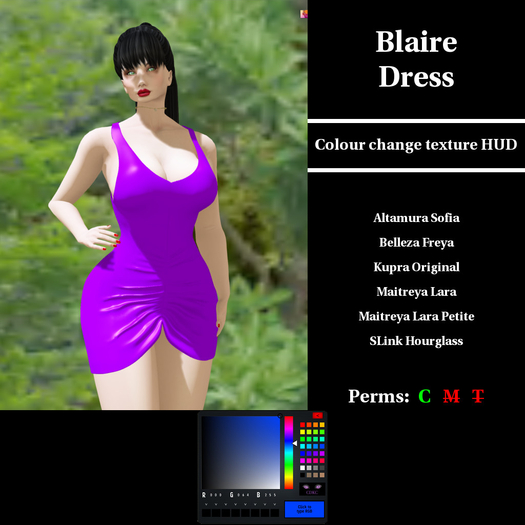 CDKC.10200001 - Blaire Dress - plain demo