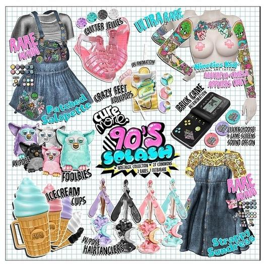 CUREMORE / 90's Splash! / Glitter Jellies / LILAC