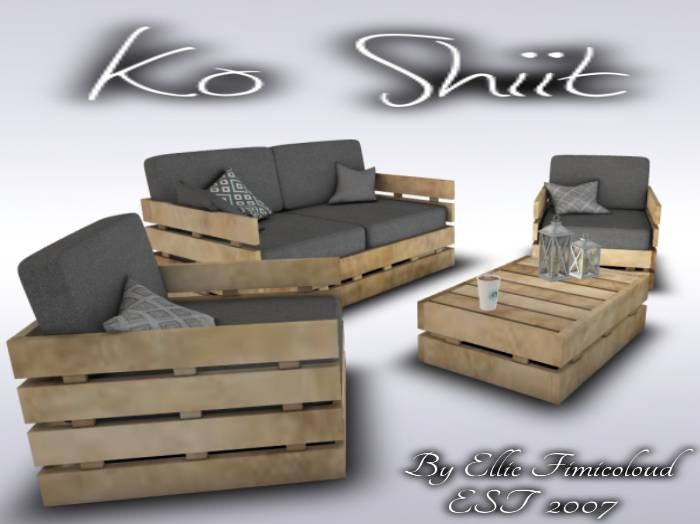 [KO SHIIT] BackWood Patio Set