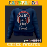  ♥ SALE ♥ LazyPanda - Unisex Sweater - Music - Youth  ♥ SALE ♥