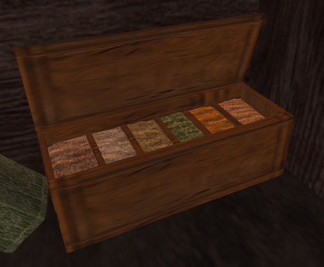 Feed Bin w working lid and animated poses for 2- Boxed