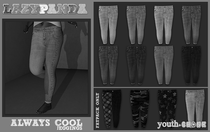 [DEMO]LazyPanda - Always Cool Jeggings - Youth