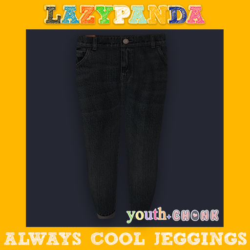 LazyPanda - Always Cool Jeggings - Youth - Onyx