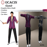 Ocacin Gamit Complete retro Male Outfits-Box