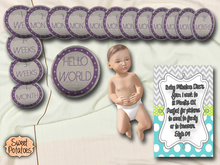 < SP > Baby Milestone Disc's - Style 04