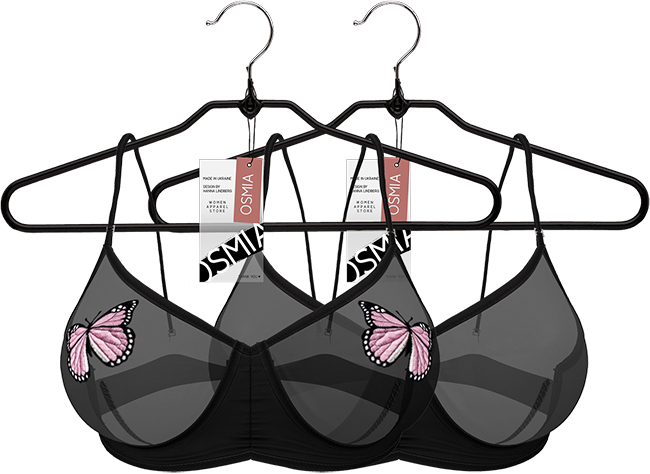 OSMIA - Nancy.Bra - Black