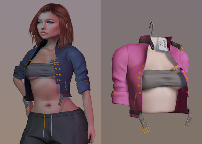 Anthemis - Jacket/Top "Bankcy" - Pink
